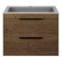 База под раковину Chiara 2D 600 подвесная, 2 выкатных ящика soft-close, T.Oak