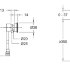 Смеситель ламинарный для раковины Jacob Delafon Soprano E99399-CP