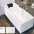 Акриловая ванна STILL SQUARE - PLUG & PLAY R 170x75 RIHO FALL