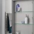 Зеркальный шкаф Aquanet Алвита 100 серый антрацит