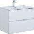 Тумба под раковину Aquanet Алвита New 70 2 ящика, белый матовый