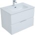 Тумба под раковину Aquanet Алвита New 70 2 ящика, белый матовый