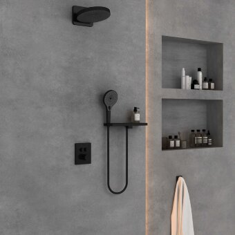 Душевой комплект Inspire VSFW-3I21T1RMB встраиваемый, термостатический, 2 режима, черный