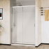 Душевая дверь City VDS-5CT100CL, 1000, хром, стекло прозрачное