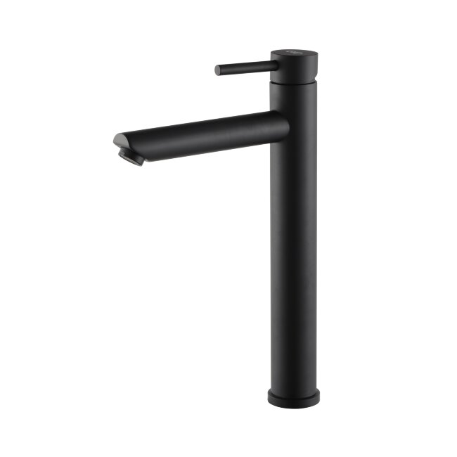 Смеситель высокий для раковины Gid Berlin SS080-BM-D SS080BMD черный матовый Смеситель высокий для раковины Gid Berlin SS080-BM-D SS080BMD черный матовый