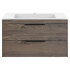 База под раковину Chiara 2D 800 подвесная, 2 выкатных ящика soft-close, R.Oak
