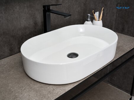 Раковина Gid D1479 51203 накладная белая 61x38.5x12 Раковина Gid D1479 51203 накладная белая 61x38.5x12