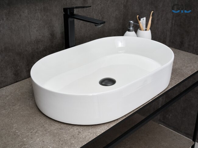 Раковина Gid D1479 51203 накладная белая 61x38.5x12 Раковина Gid D1479 51203 накладная белая 61x38.5x12