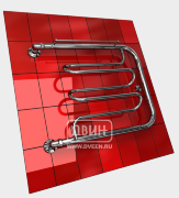 Водяной полотенцесушитель Двин «Dw» с полочкой  600х400