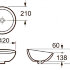 Раковина Roca Bol D42х23 327876000 Раковина Roca Bol D42х23 327876000