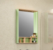 Зеркало Акватон Йорк 60 салатовый/дуб сонома 1A170102YOAJ0