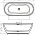 Акриловая ванна INSPIRE 180x80 Velvet White