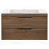 База под раковину Chiara 2D 800 подвесная, 2 выкатных ящика soft-close, T.Oak
