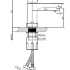 Смеситель для раковины Diretto 0107 Bi