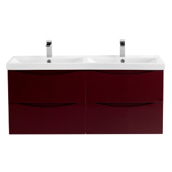 База под раковину подвесная с четырмя ящиками BelBagno MARINO-CER-1200-4C-SO-2-BRDL-P Bordo Lucido