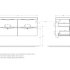 База под раковину подвесная с четырмя ящиками BelBagno MARINO-CER-1200-4C-SO-2-BRDL-P Bordo Lucido