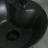 Раковина Gid Nb132bg 81114 накладная под черная  графит 41x41x84