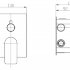 Встраиваемый смеситель для душа BelBagno NOVA NOV-SDMC-IN