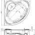 Акриловая ванна Aquanet Malta New 150x150 (с каркасом)