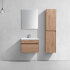 База под раковину Chiara 600 подвесная, 1 выкатной ящик soft-close, N.Oak