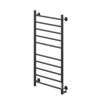 Полотенцесушитель Электрич.кабельный Ника WAY-2 100/50 RAL9005 черный матовый правый тэн