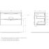 База под раковину подвесная BelBagno MARINO-900-2C-SO-BL-P