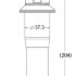 Донный клапан BelBagno BB-PCU-03-BORO