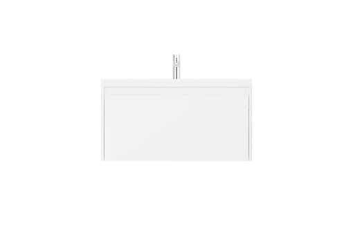 Тумба подвесная VELVEX Klaufs 90.1Y.NEW белый с раковиной Velvex Mario 90