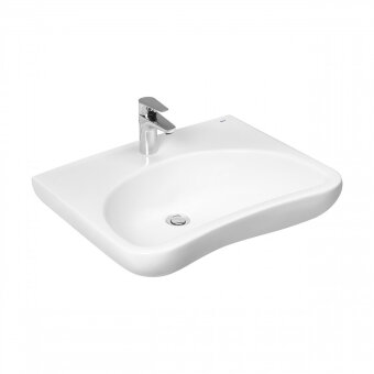 Раковина Roca Access 64х55 1 отверстие, для людей с огр. возможностями ZRU9307659 Раковина Roca Access 64х55 1 отверстие, для людей с огр. возможностями ZRU9307659
