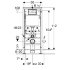 Монтажный элемент Geberit DuofixBasic для подвесного унитаза, 112 см, со смывным бачком скрытого монтажа Delta 12 см