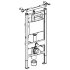 Монтажный элемент Geberit DuofixBasic для подвесного унитаза, 112 см, со смывным бачком скрытого монтажа Delta 12 см