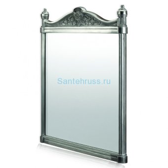 Зеркало Georgian с рамой, цвет полированный алюминий Burlington