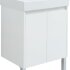 Тумба под раковину Aquanet Nova Lite 60 белый глянец (2 дверцы)
