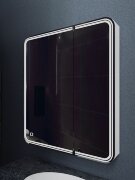 Зеркало-шкаф с подсветкой ART&MAX, левый ART&MAX VERONA  AM-Ver-800-800-2D-L-DS-F