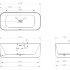 Акриловая ванна ABBER AB9363-1.7