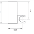 Настенный держатель для ручного душа SHK 070501 Cr