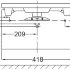 Тумба подвесная без раковины Jacob Delafon Reve EB1138-G80