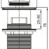 Донный клапан BelBagno BB-PCU-06-CRM
