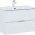 Тумба под раковину Aquanet Алвита New 80 2 ящика, белый матовый