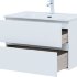 Тумба под раковину Aquanet Алвита New 80 2 ящика, белый матовый