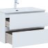 Тумба под раковину Aquanet Алвита New 80 2 ящика, белый матовый