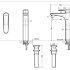 Смеситель для умывальника высокий Bravat Source F1173218CP-A-ENG