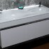 Тумба подвесная VELVEX Otto 100 белая с раковиной VELVEX Otto 100