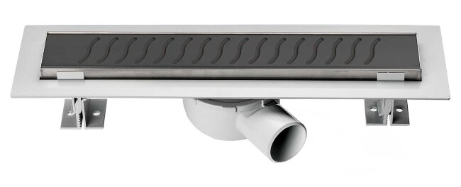 Душевой лоток SAY OPTIMA 601.60.B.M.S.BUK, 60 см, матовый черный