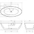 Акриловая ванна ABBER AB9374-1.7