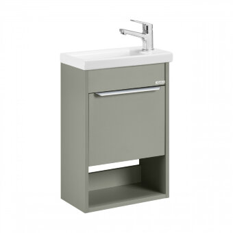 Тумба-умывальник ХОУП 40, 1 дв., подвесная, хаки (под раковину МИРАНДА 40)