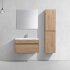 База под раковину Chiara 800 подвесная, 1 выкатной ящик soft-close, N.Oak