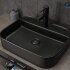 Раковина Gid Bm9550 53364 накладная черная матовая 50x40x11