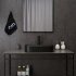 Раковина Gid Bm9550 53364 накладная черная матовая 50x40x11