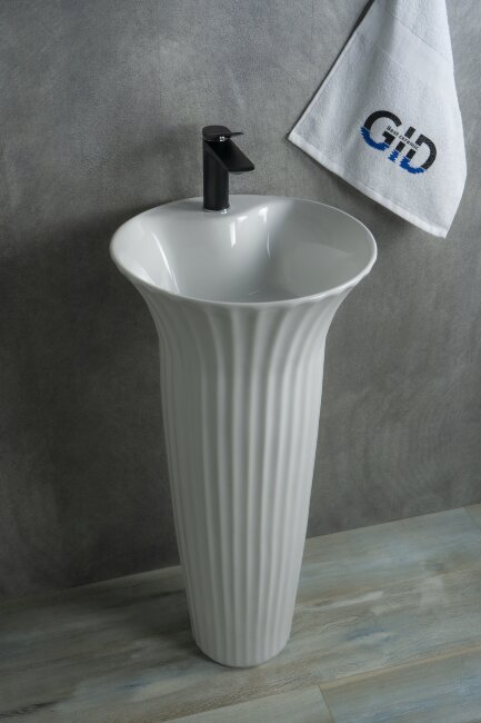 Раковина Gid Nb132 81113 накладная белая 41x41x84 Раковина Gid Nb132 81113 накладная белая 41x41x84